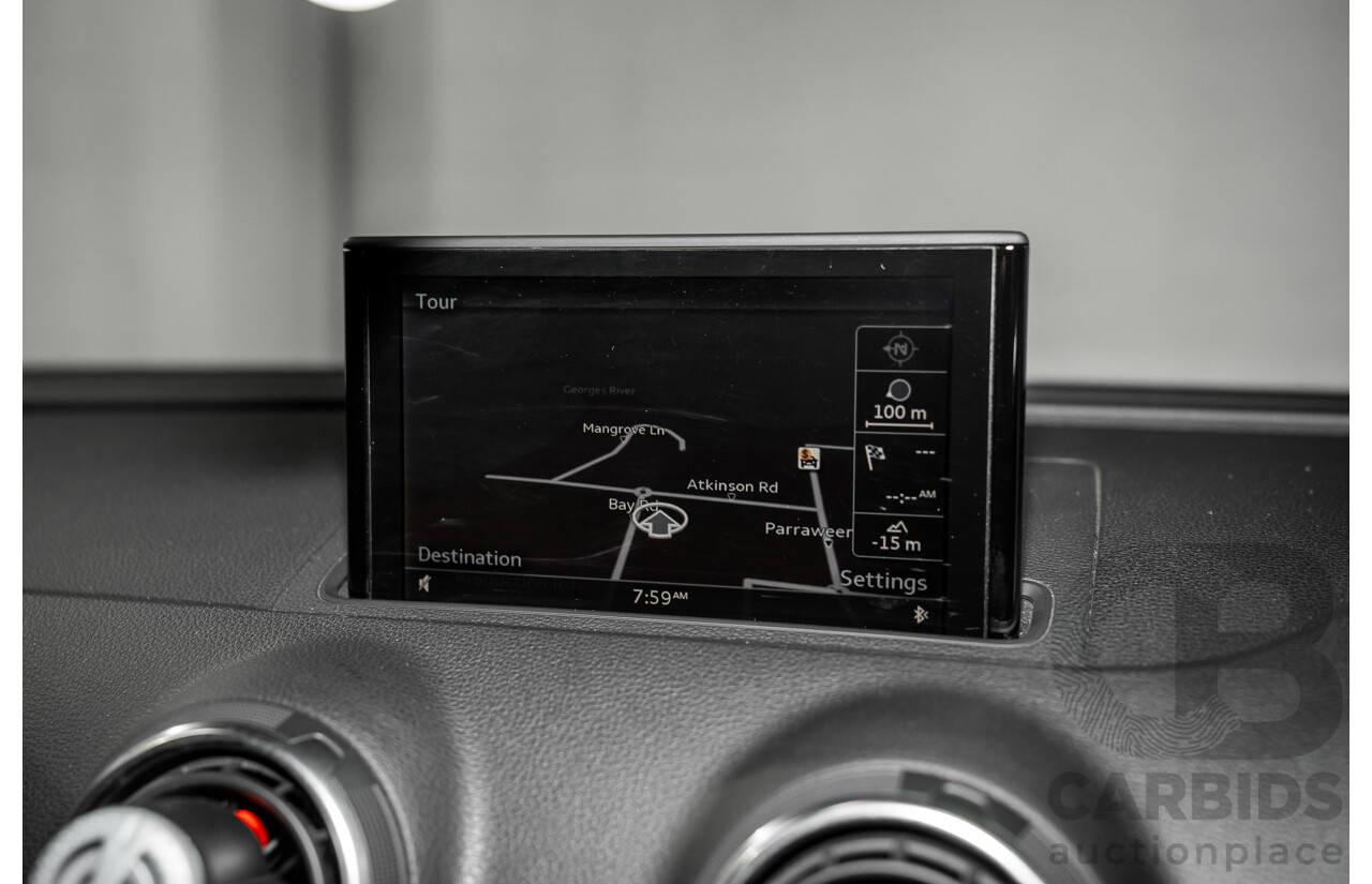 1/2014 Audi A3 Sportback 1.4 TFSI Attraction COD 8V 5d Hatchback Phantom Black Pearl Turbo 1.4L