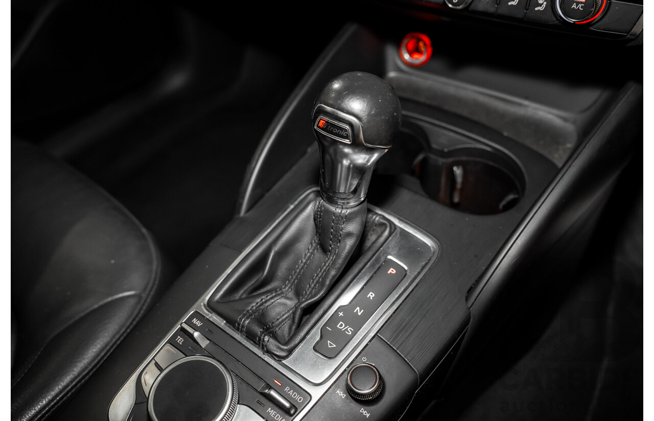 1/2014 Audi A3 Sportback 1.4 TFSI Attraction COD 8V 5d Hatchback Phantom Black Pearl Turbo 1.4L