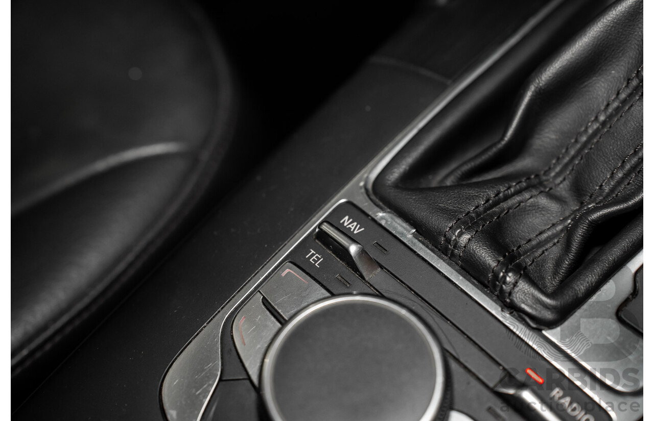 1/2014 Audi A3 Sportback 1.4 TFSI Attraction COD 8V 5d Hatchback Phantom Black Pearl Turbo 1.4L