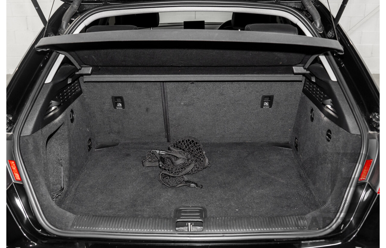 1/2014 Audi A3 Sportback 1.4 TFSI Attraction COD 8V 5d Hatchback Phantom Black Pearl Turbo 1.4L