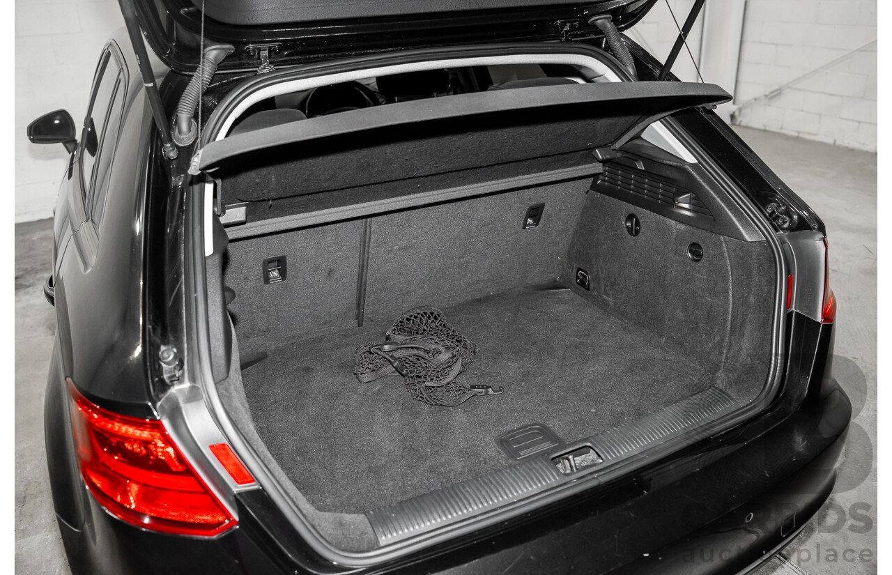 1/2014 Audi A3 Sportback 1.4 TFSI Attraction COD 8V 5d Hatchback Phantom Black Pearl Turbo 1.4L