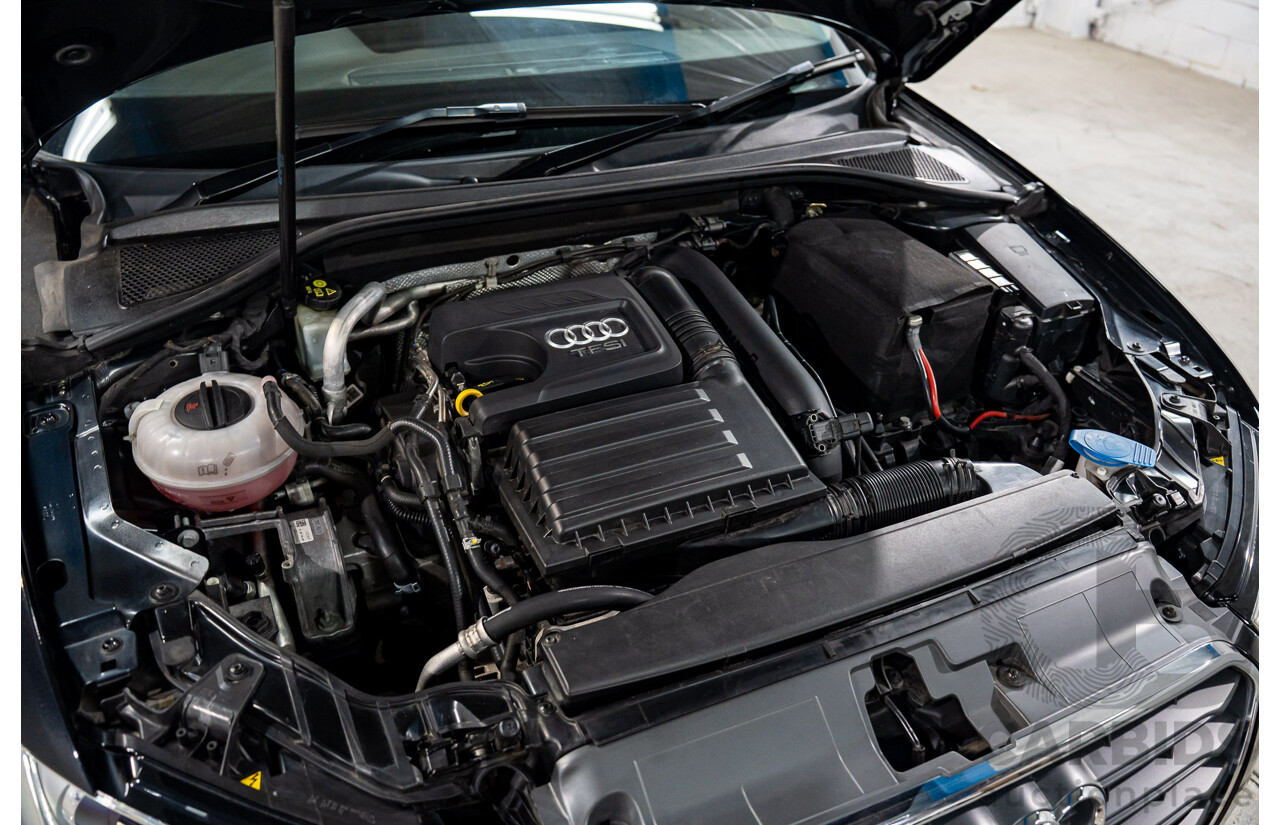 1/2014 Audi A3 Sportback 1.4 TFSI Attraction COD 8V 5d Hatchback Phantom Black Pearl Turbo 1.4L