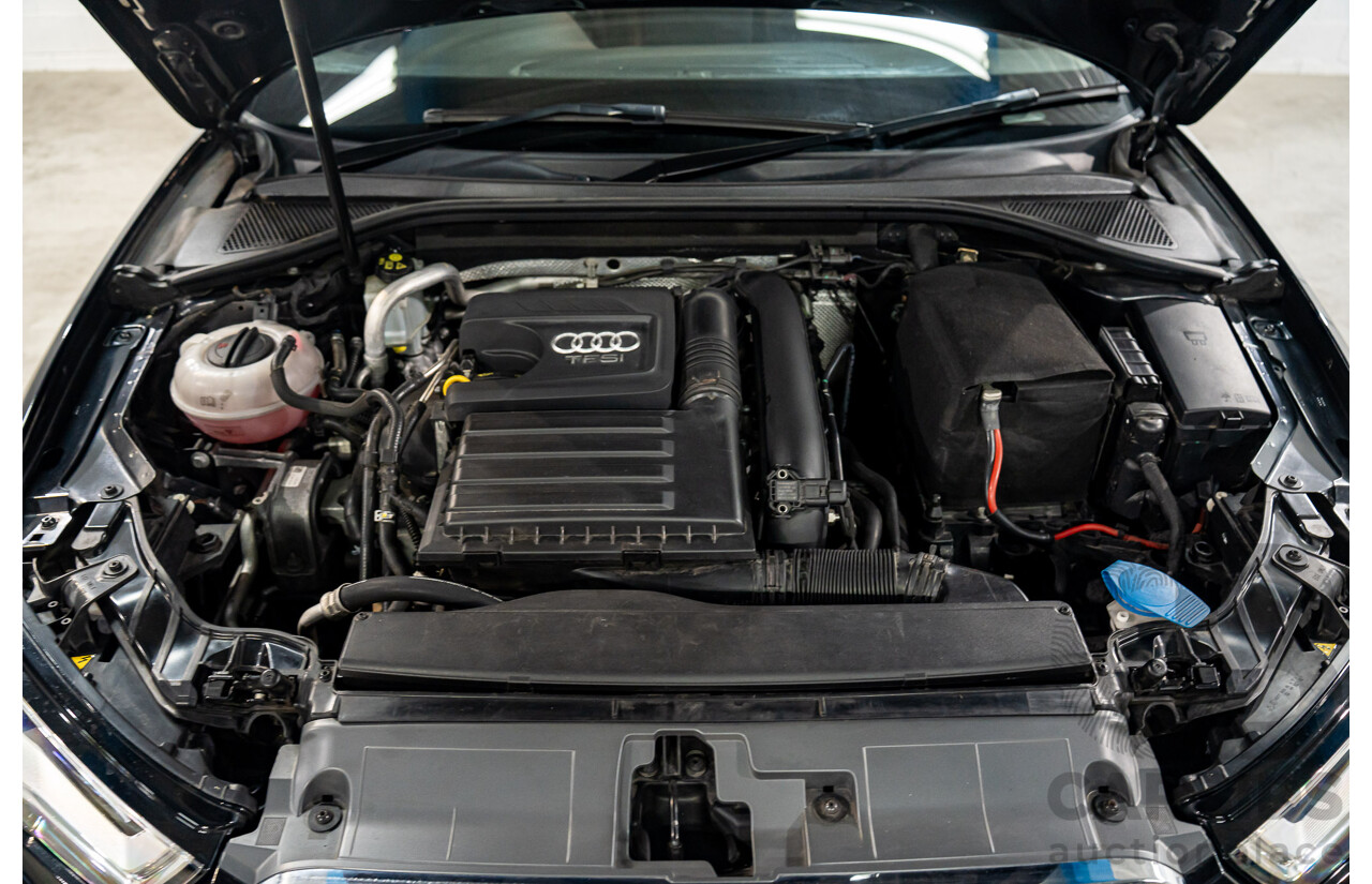 1/2014 Audi A3 Sportback 1.4 TFSI Attraction COD 8V 5d Hatchback Phantom Black Pearl Turbo 1.4L
