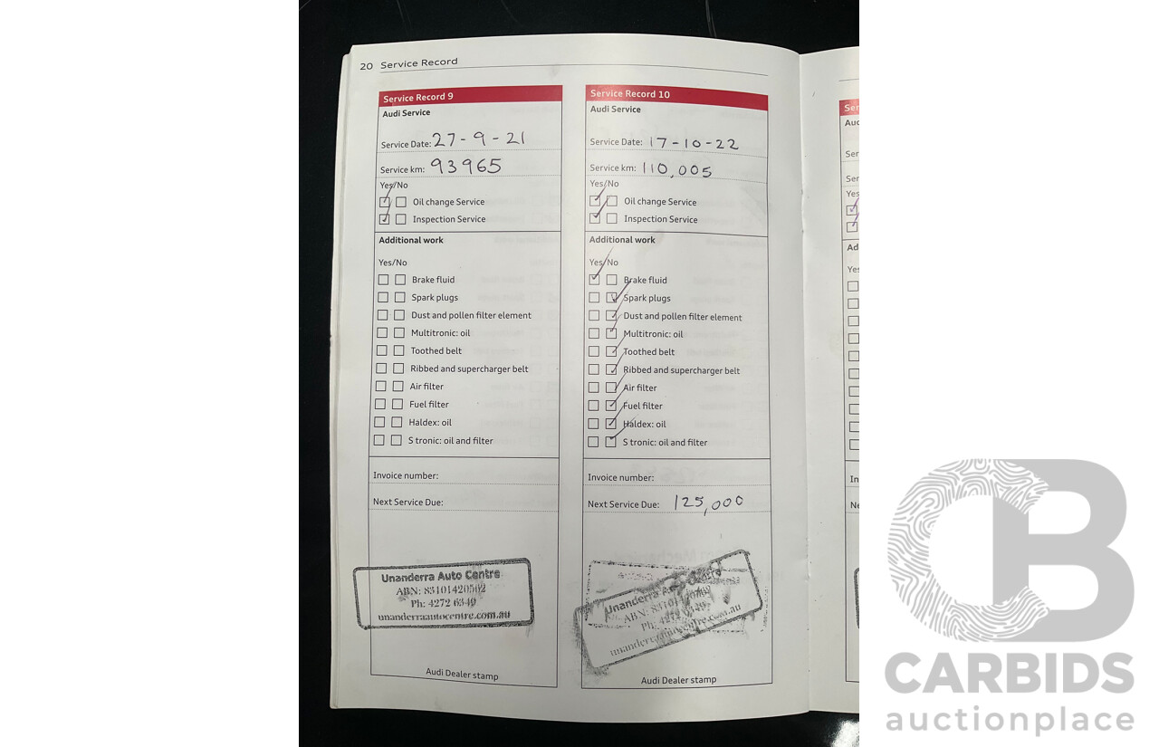 1/2014 Audi A3 Sportback 1.4 TFSI Attraction COD 8V 5d Hatchback Phantom Black Pearl Turbo 1.4L