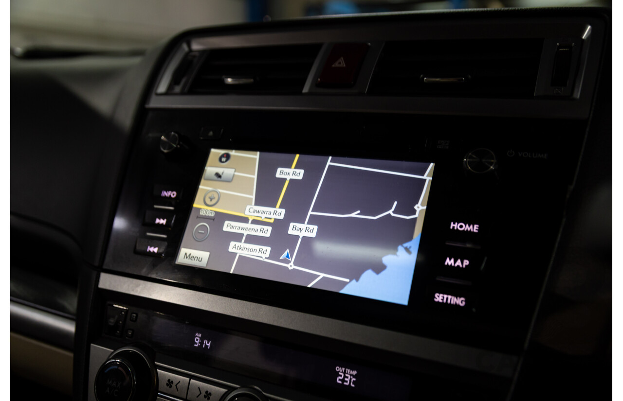 08/2015 Subaru Outback 3.6R (AWD) MY15 4D Wagon Venetian Red 3.6L