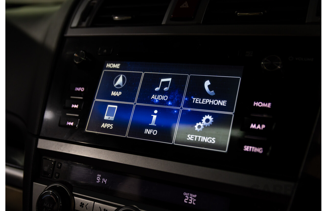 08/2015 Subaru Outback 3.6R (AWD) MY15 4D Wagon Venetian Red 3.6L