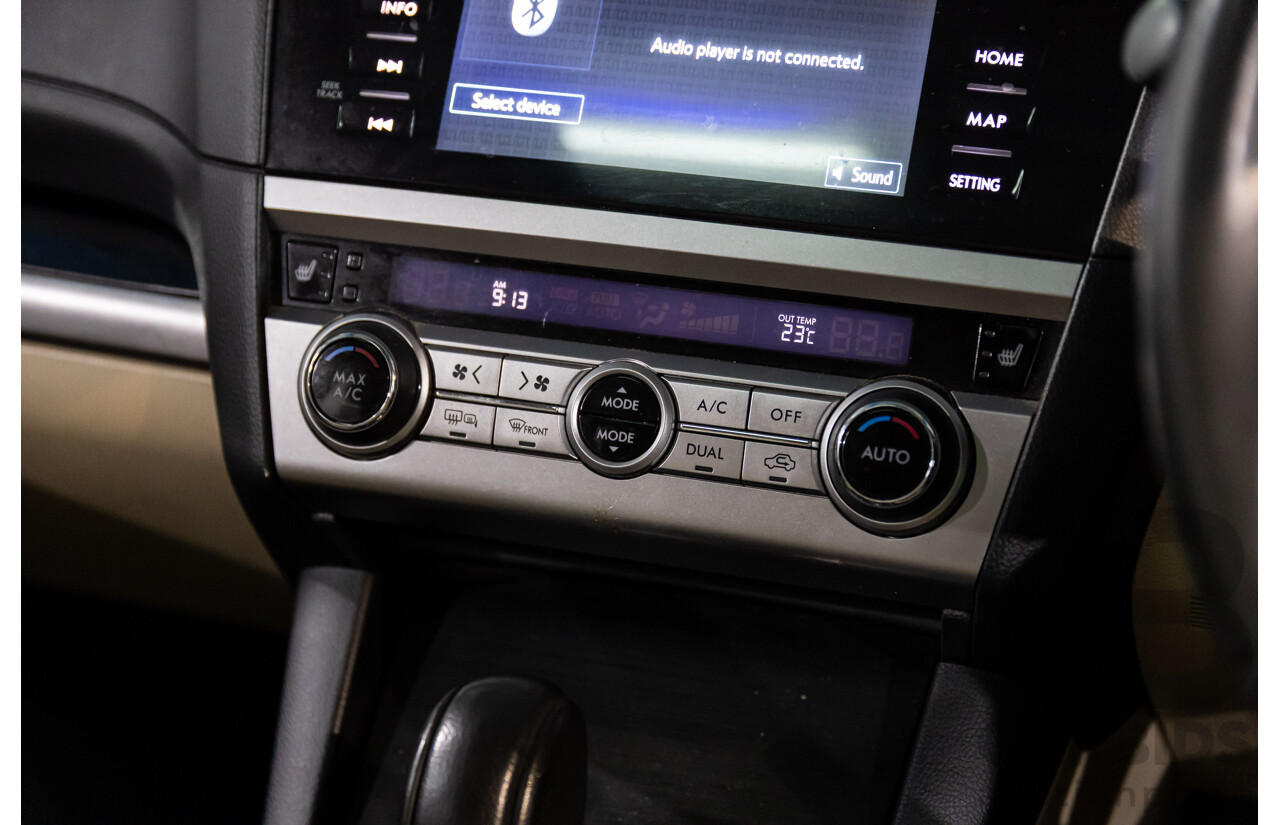 08/2015 Subaru Outback 3.6R (AWD) MY15 4D Wagon Venetian Red 3.6L