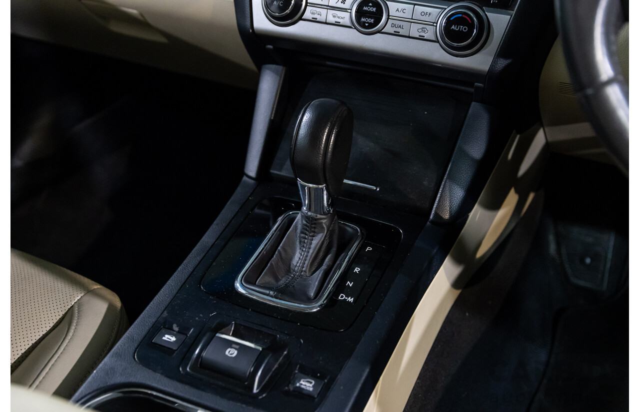 08/2015 Subaru Outback 3.6R (AWD) MY15 4D Wagon Venetian Red 3.6L