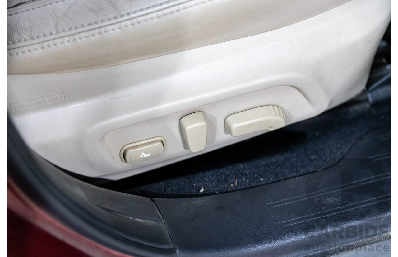 08/2015 Subaru Outback 3.6R (AWD) MY15 4D Wagon Venetian Red 3.6L