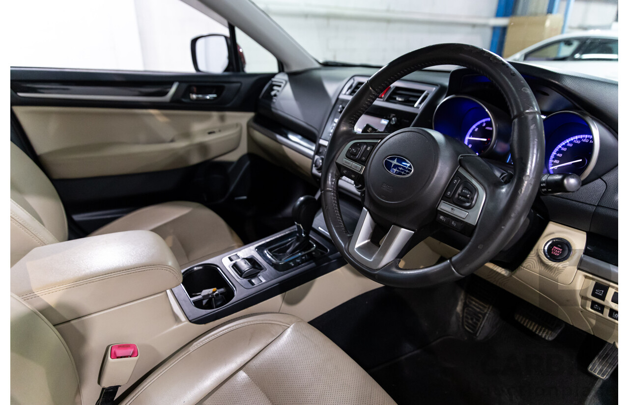 08/2015 Subaru Outback 3.6R (AWD) MY15 4D Wagon Venetian Red 3.6L