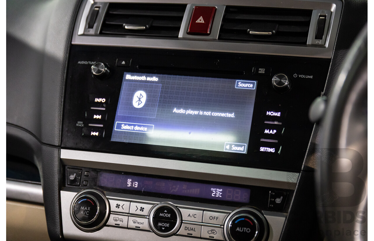 08/2015 Subaru Outback 3.6R (AWD) MY15 4D Wagon Venetian Red 3.6L