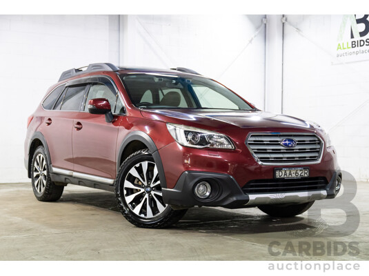08/2015 Subaru Outback 3.6R (AWD) MY15 4D Wagon Venetian Red 3.6L