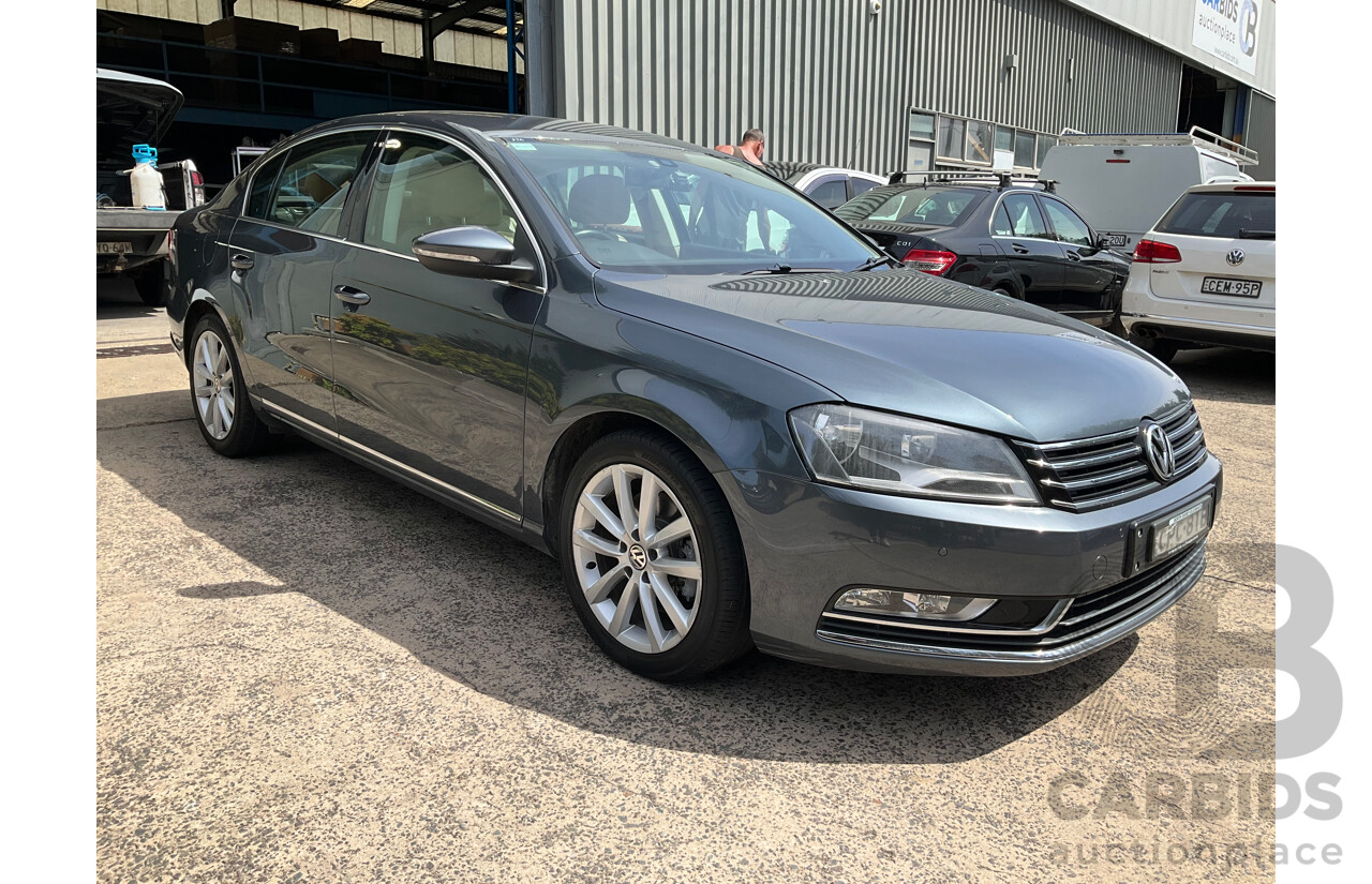 6/2013 Volkswagen Passat 130 TDI Highline 3C MY13.5 FWD 6SP Auto 4d Sedan Grey Turbo Diesel 2.0L