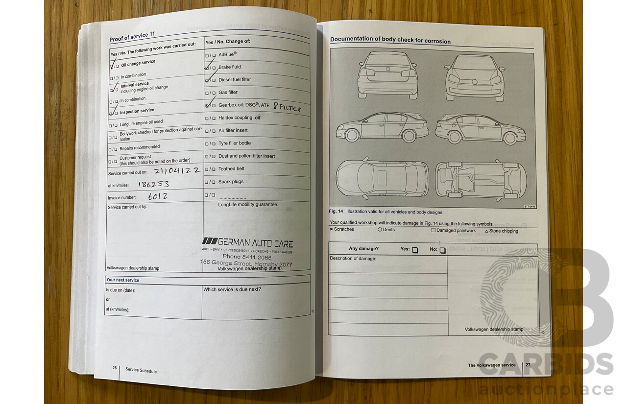 6/2013 Volkswagen Passat 130 TDI Highline 3C MY13.5 FWD 6SP Auto 4d Sedan Grey Turbo Diesel 2.0L