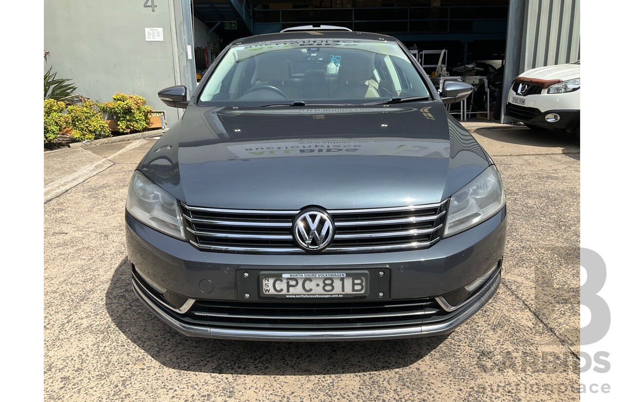 6/2013 Volkswagen Passat 130 TDI Highline 3C MY13.5 FWD 6SP Auto 4d Sedan Grey Turbo Diesel 2.0L