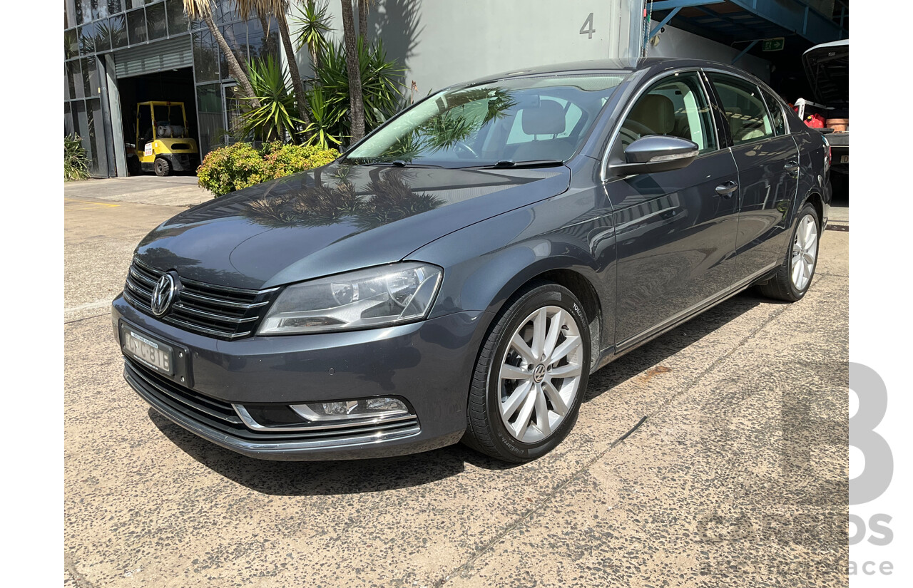 6/2013 Volkswagen Passat 130 TDI Highline 3C MY13.5 FWD 6SP Auto 4d Sedan Grey Turbo Diesel 2.0L
