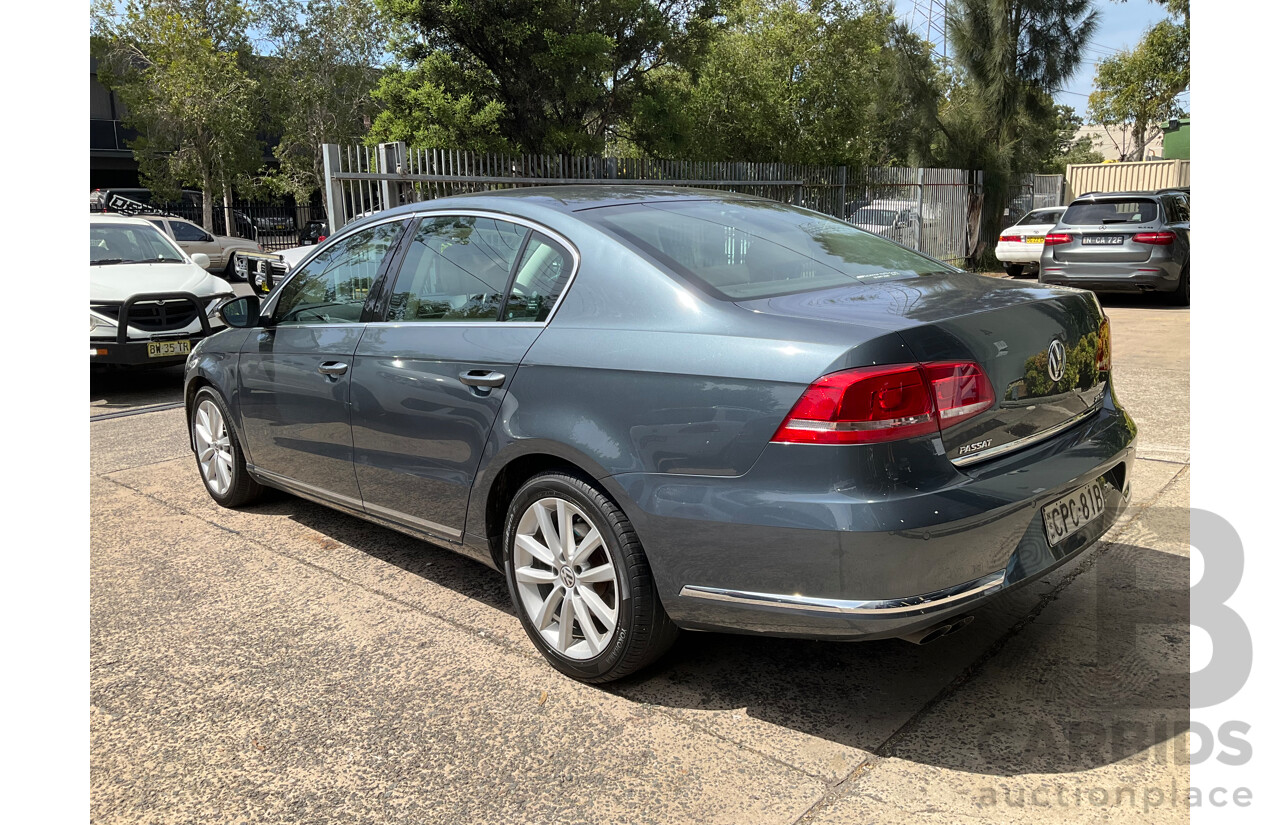 6/2013 Volkswagen Passat 130 TDI Highline 3C MY13.5 FWD 6SP Auto 4d Sedan Grey Turbo Diesel 2.0L