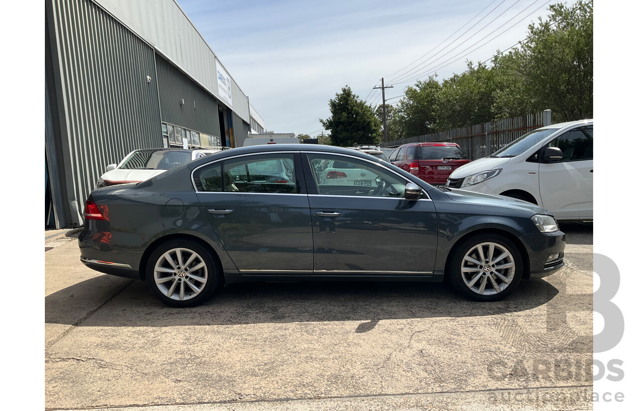 6/2013 Volkswagen Passat 130 TDI Highline 3C MY13.5 FWD 6SP Auto 4d Sedan Grey Turbo Diesel 2.0L