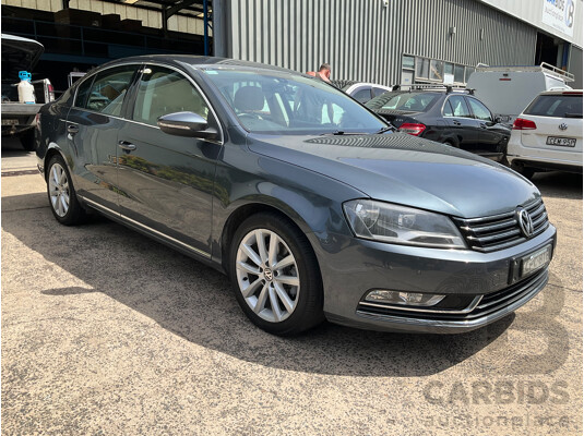 6/2013 Volkswagen Passat 130 TDI Highline 3C MY13.5 FWD 6SP Auto 4d Sedan Grey Turbo Diesel 2.0L