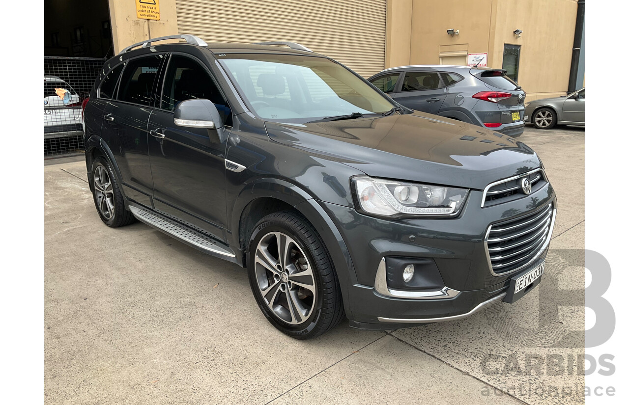 9/2016 Holden Captiva 7 LTZ (awd) CG MY16 4d Wagon Grey Metallic Turbo Diesel 2.2L - 7 Seater