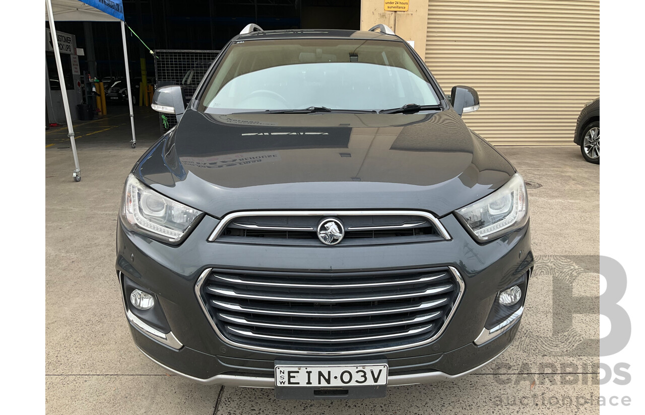 9/2016 Holden Captiva 7 LTZ (awd) CG MY16 4d Wagon Grey Metallic Turbo Diesel 2.2L - 7 Seater