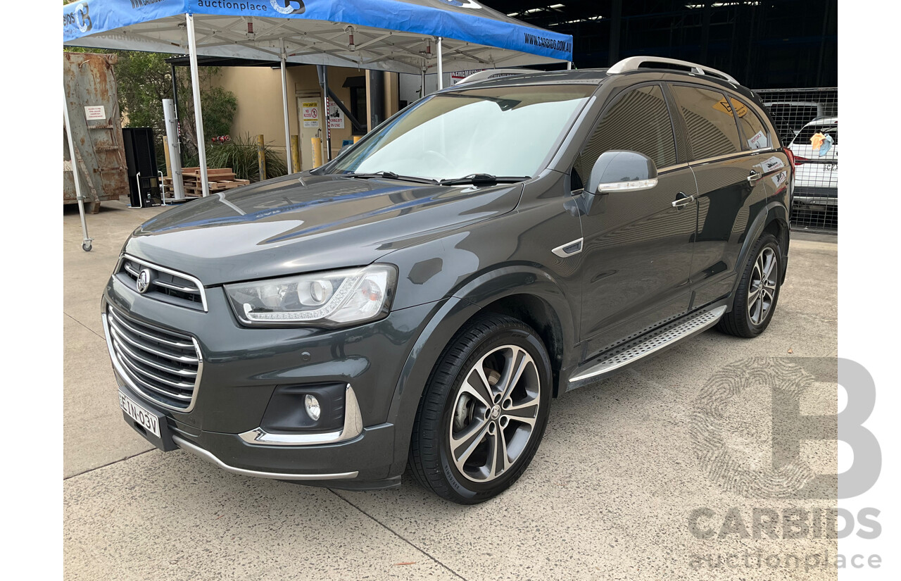 9/2016 Holden Captiva 7 LTZ (awd) CG MY16 4d Wagon Grey Metallic Turbo Diesel 2.2L - 7 Seater