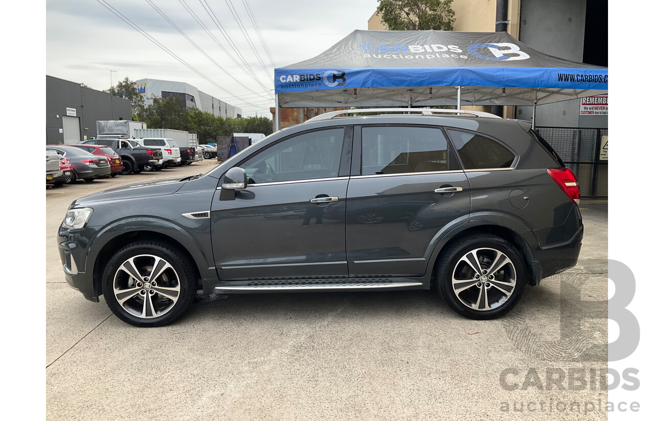9/2016 Holden Captiva 7 LTZ (awd) CG MY16 4d Wagon Grey Metallic Turbo Diesel 2.2L - 7 Seater