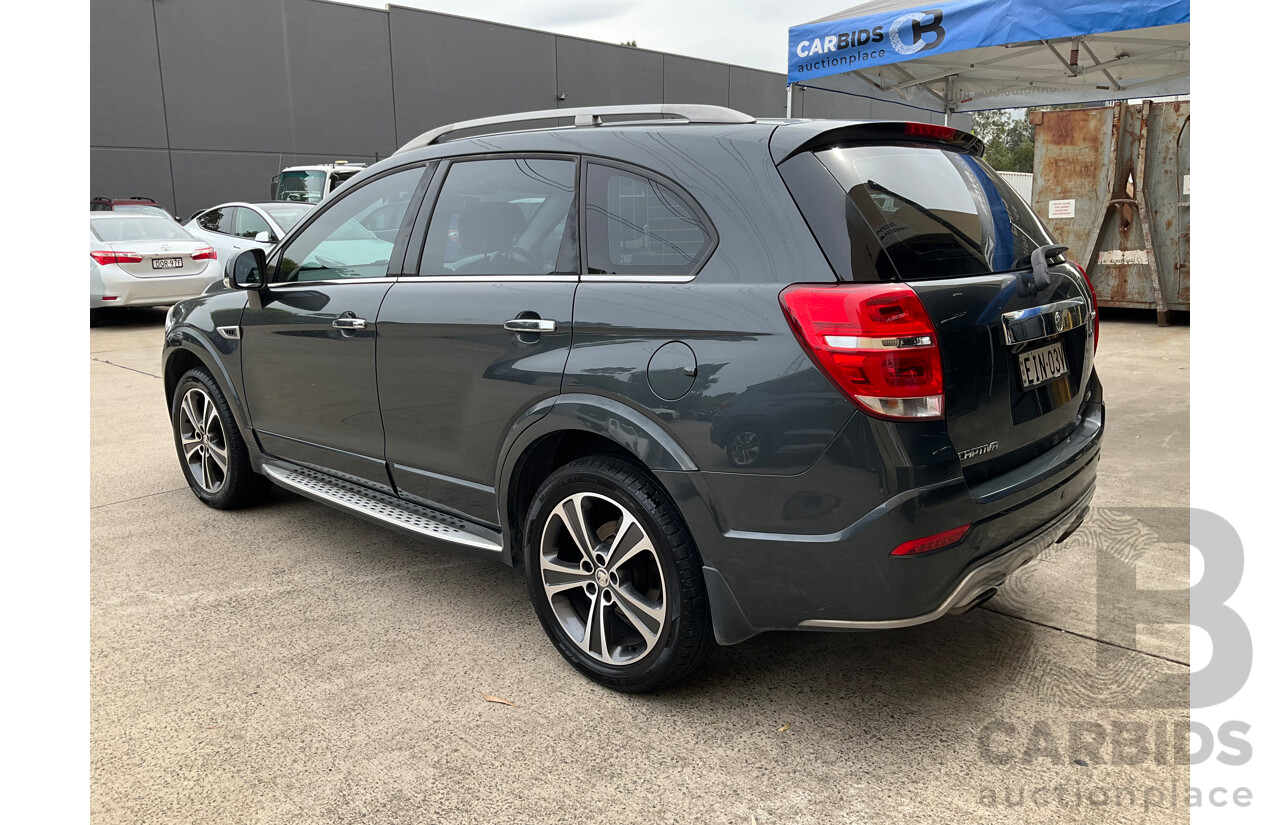 9/2016 Holden Captiva 7 LTZ (awd) CG MY16 4d Wagon Grey Metallic Turbo Diesel 2.2L - 7 Seater