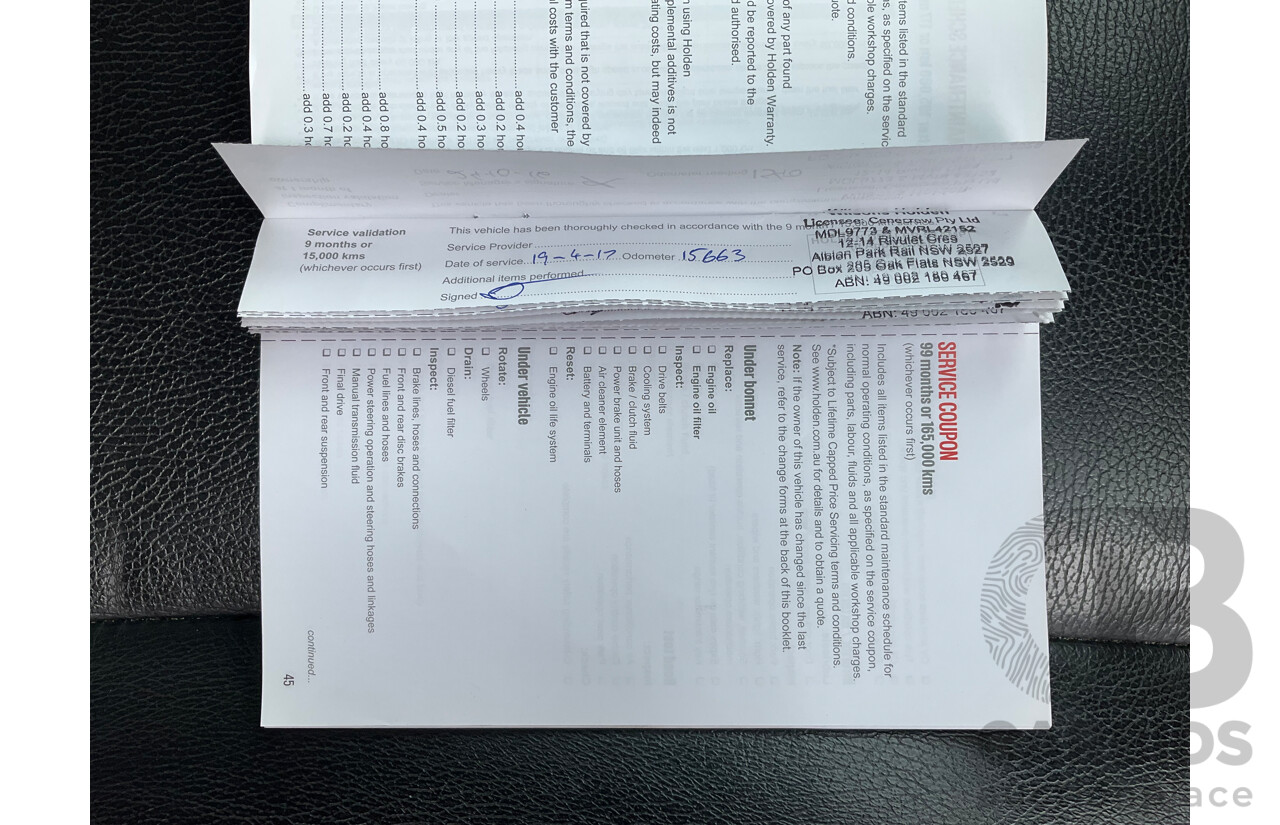 9/2016 Holden Captiva 7 LTZ (awd) CG MY16 4d Wagon Grey Metallic Turbo Diesel 2.2L - 7 Seater