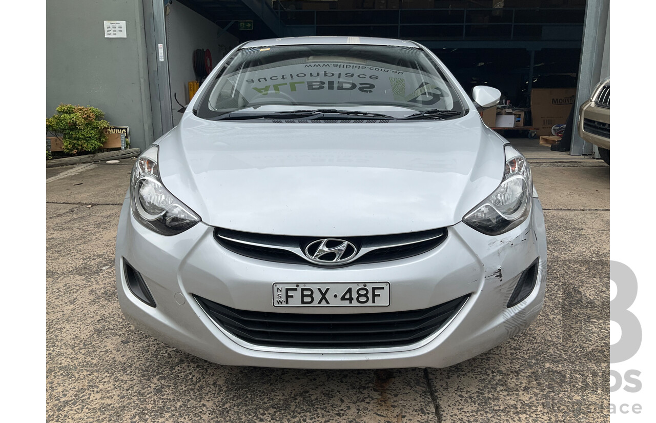 9/2011 Hyundai Elantra Active MD 4d Sedan Shimmering Silver Metallic 1.8L