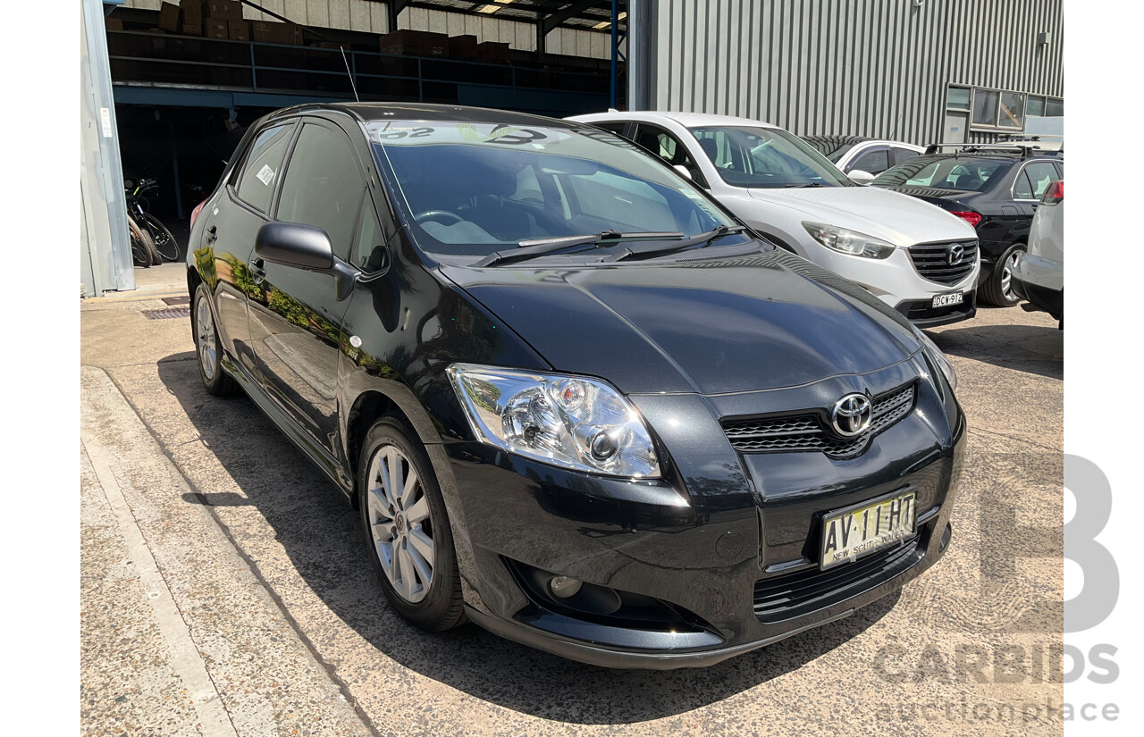4/2008 Toyota Corolla Seca Levin SX ZRE152R 5d Hatchback Black 1.8L