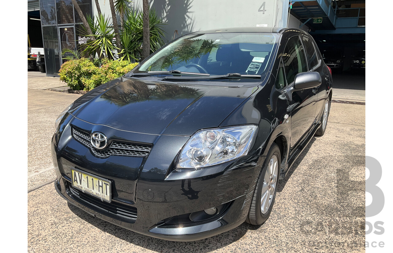 4/2008 Toyota Corolla Seca Levin SX ZRE152R 5d Hatchback Black 1.8L