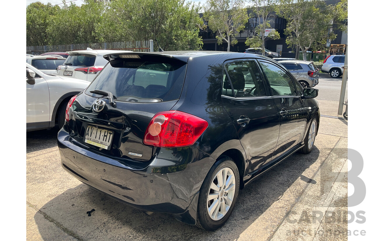 4/2008 Toyota Corolla Seca Levin SX ZRE152R 5d Hatchback Black 1.8L