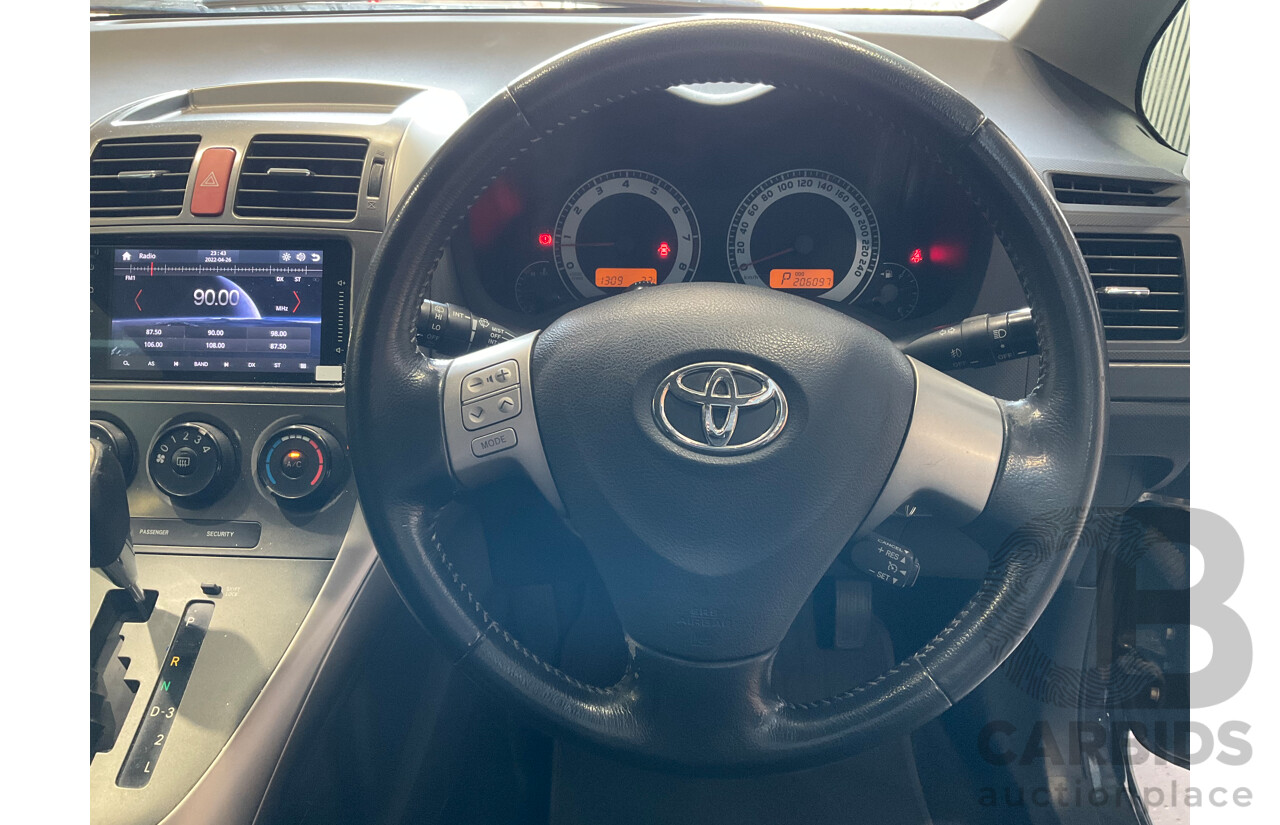 4/2008 Toyota Corolla Seca Levin SX ZRE152R 5d Hatchback Black 1.8L