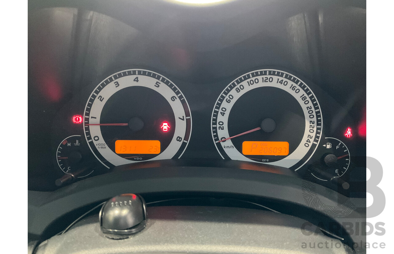 4/2008 Toyota Corolla Seca Levin SX ZRE152R 5d Hatchback Black 1.8L