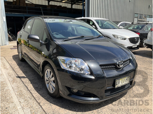 4/2008 Toyota Corolla Seca Levin SX ZRE152R 5d Hatchback Black 1.8L
