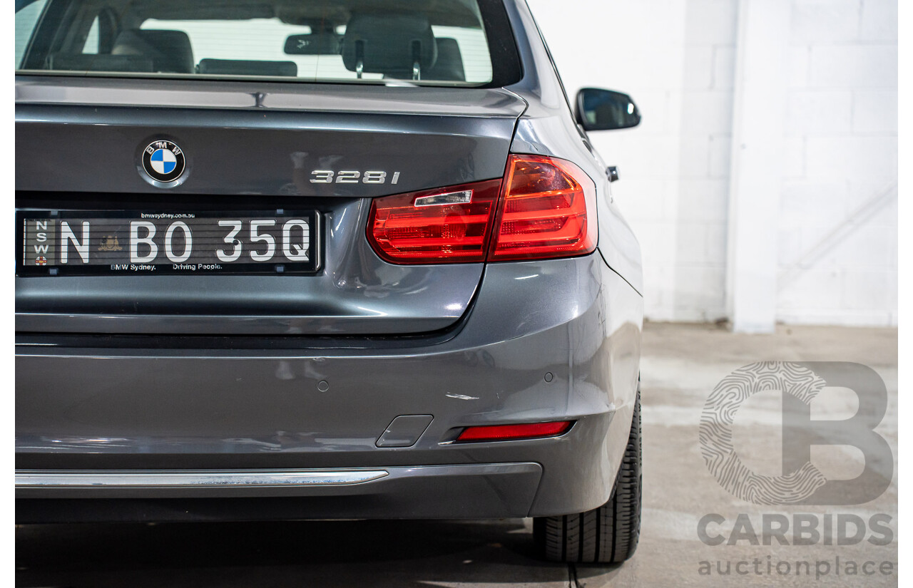 7/2012 BMW 328i Luxury Line F30 4d Sedan Mineral Grey Metallic Turbo 2.0L