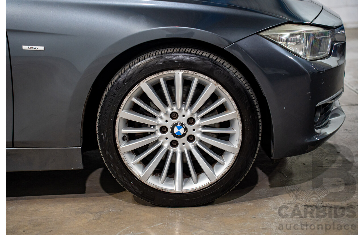 7/2012 BMW 328i Luxury Line F30 4d Sedan Mineral Grey Metallic Turbo 2.0L