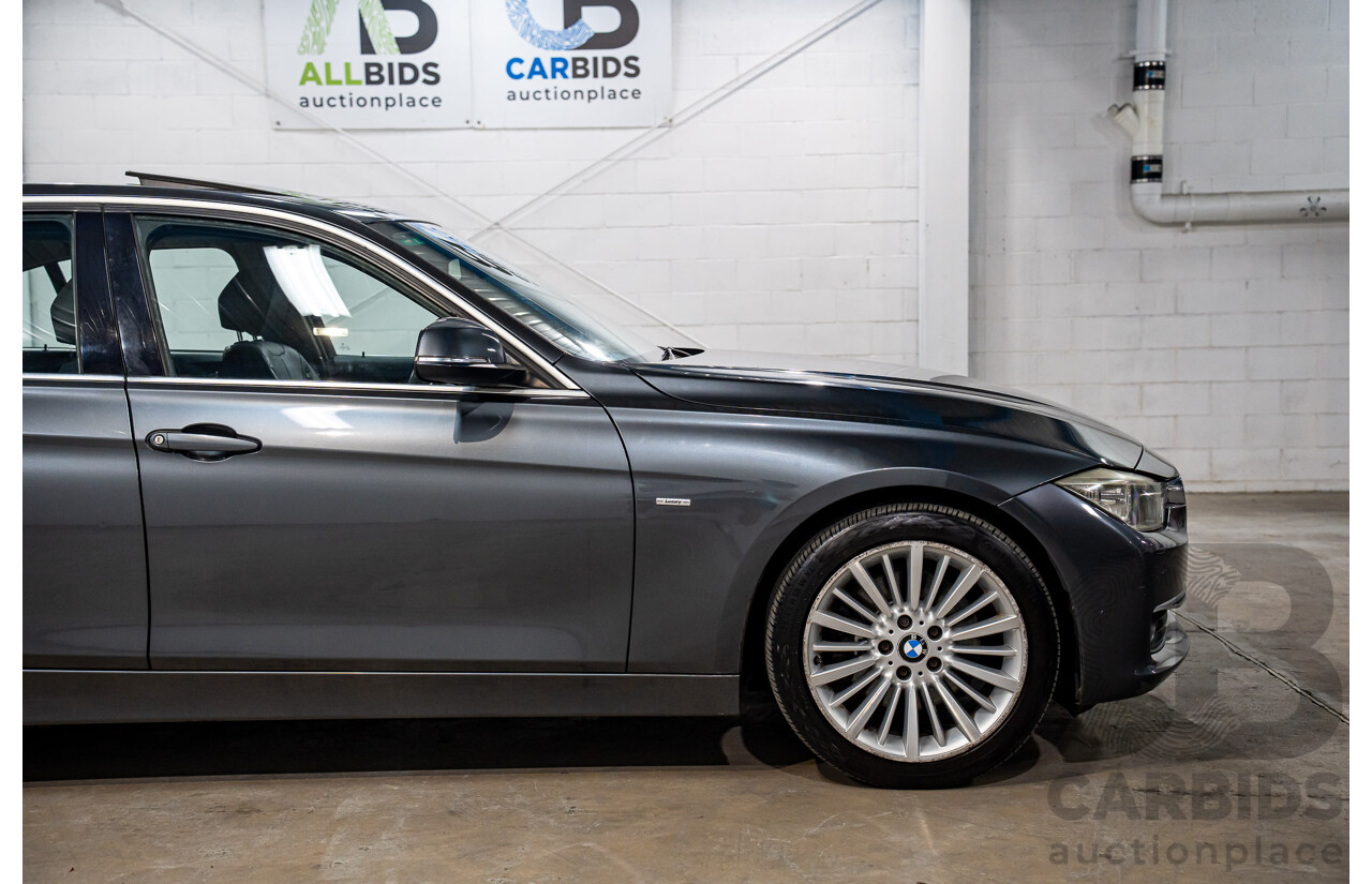 7/2012 BMW 328i Luxury Line F30 4d Sedan Mineral Grey Metallic Turbo 2.0L