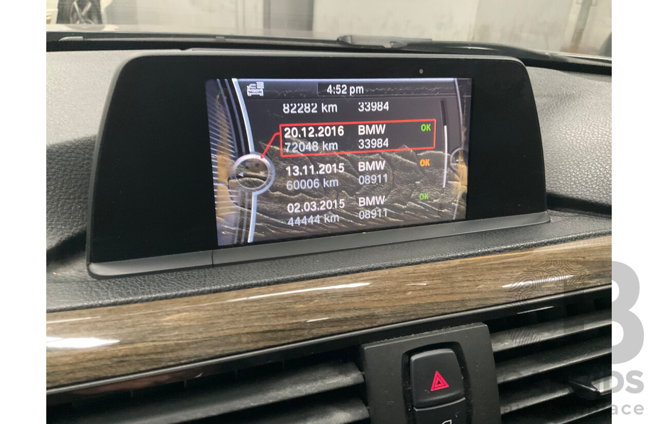 7/2012 BMW 328i Luxury Line F30 4d Sedan Mineral Grey Metallic Turbo 2.0L