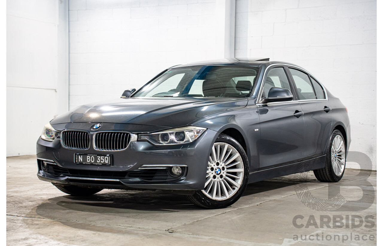 7/2012 BMW 328i Luxury Line F30 4d Sedan Mineral Grey Metallic Turbo 2.0L