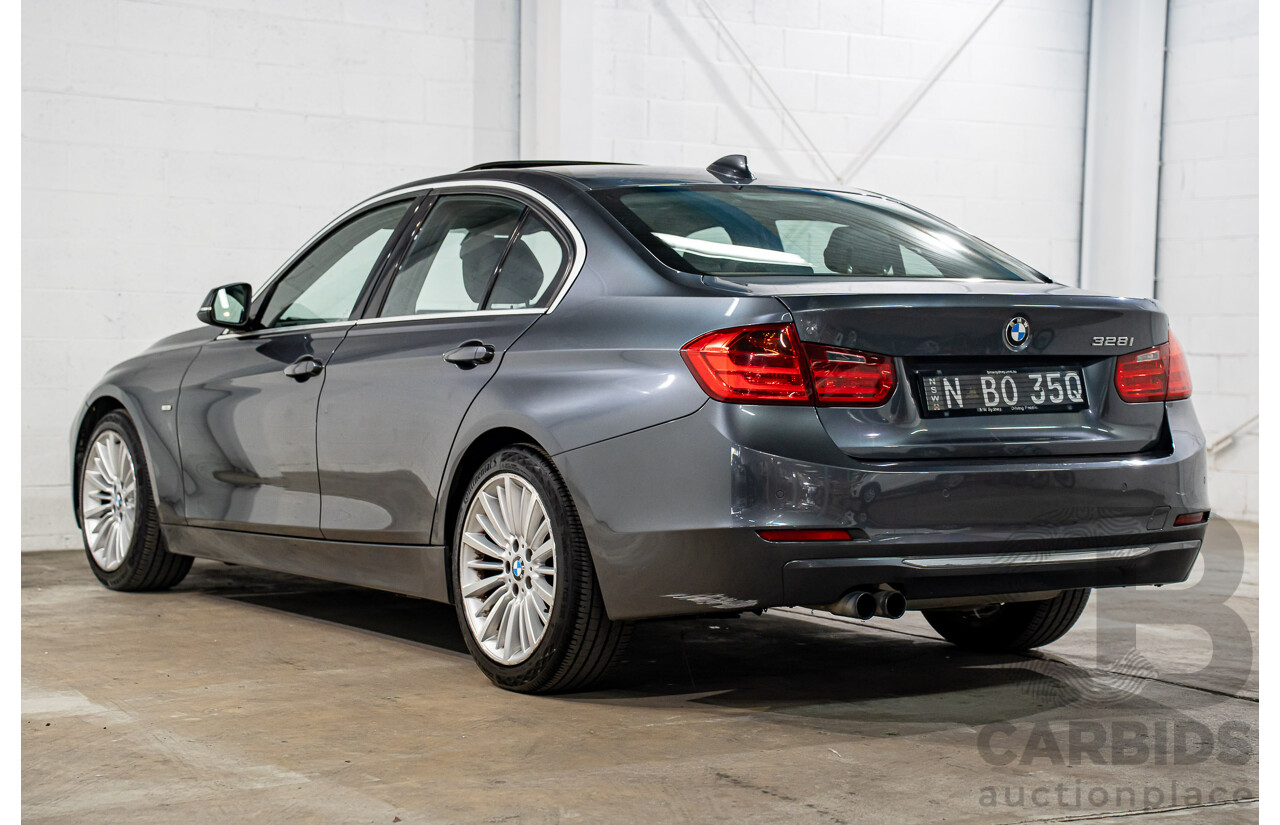 7/2012 BMW 328i Luxury Line F30 4d Sedan Mineral Grey Metallic Turbo 2.0L