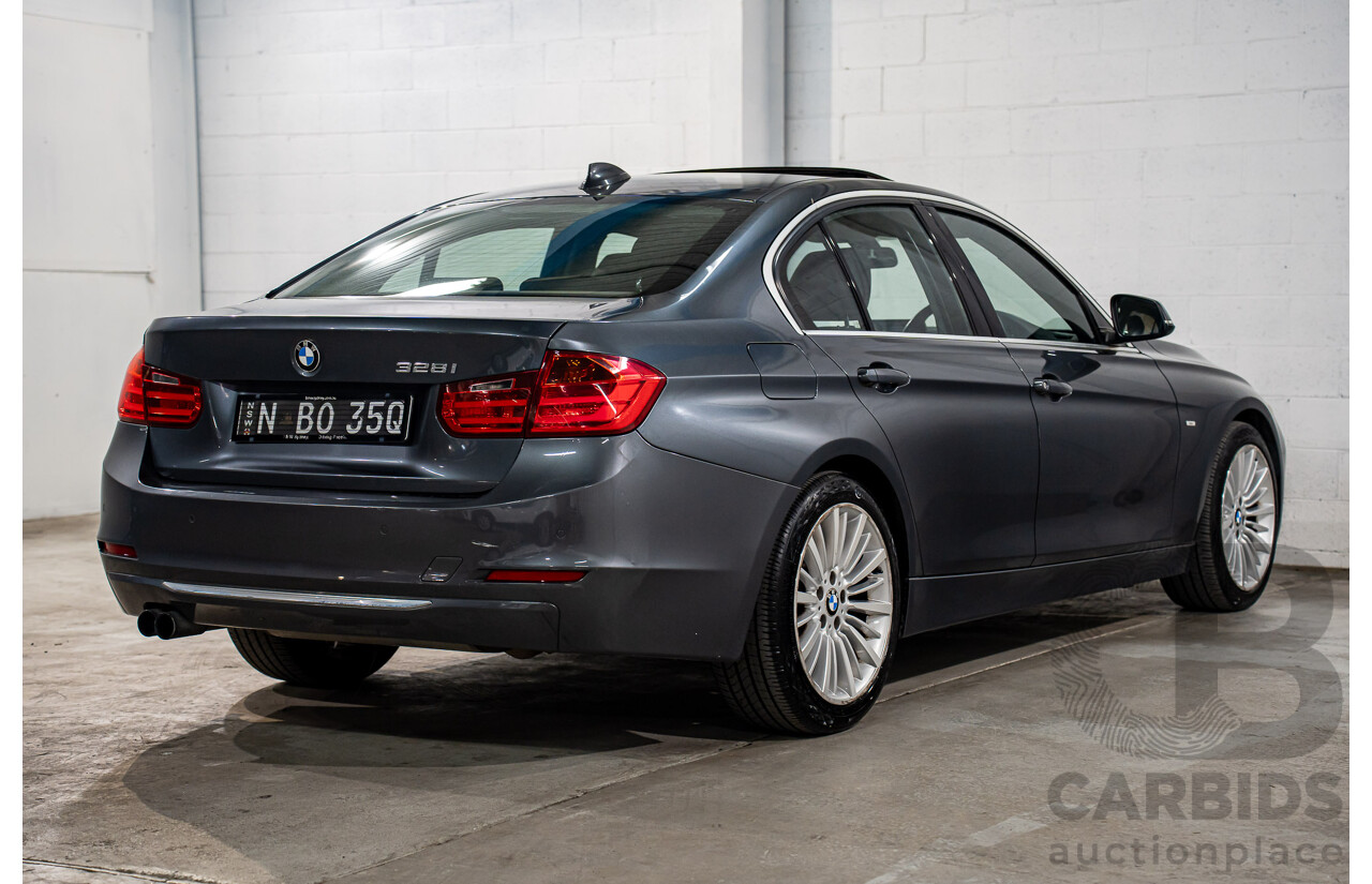 7/2012 BMW 328i Luxury Line F30 4d Sedan Mineral Grey Metallic Turbo 2.0L