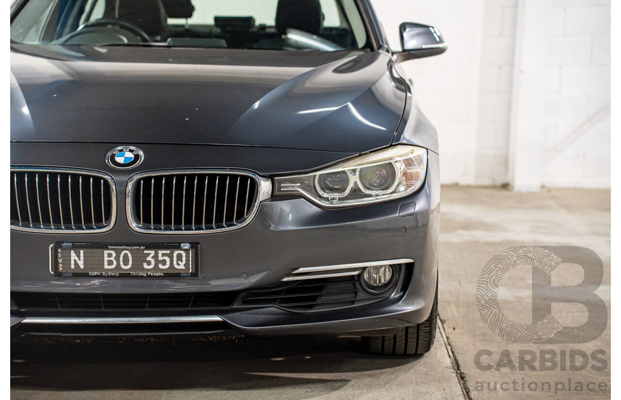 7/2012 BMW 328i Luxury Line F30 4d Sedan Mineral Grey Metallic Turbo 2.0L