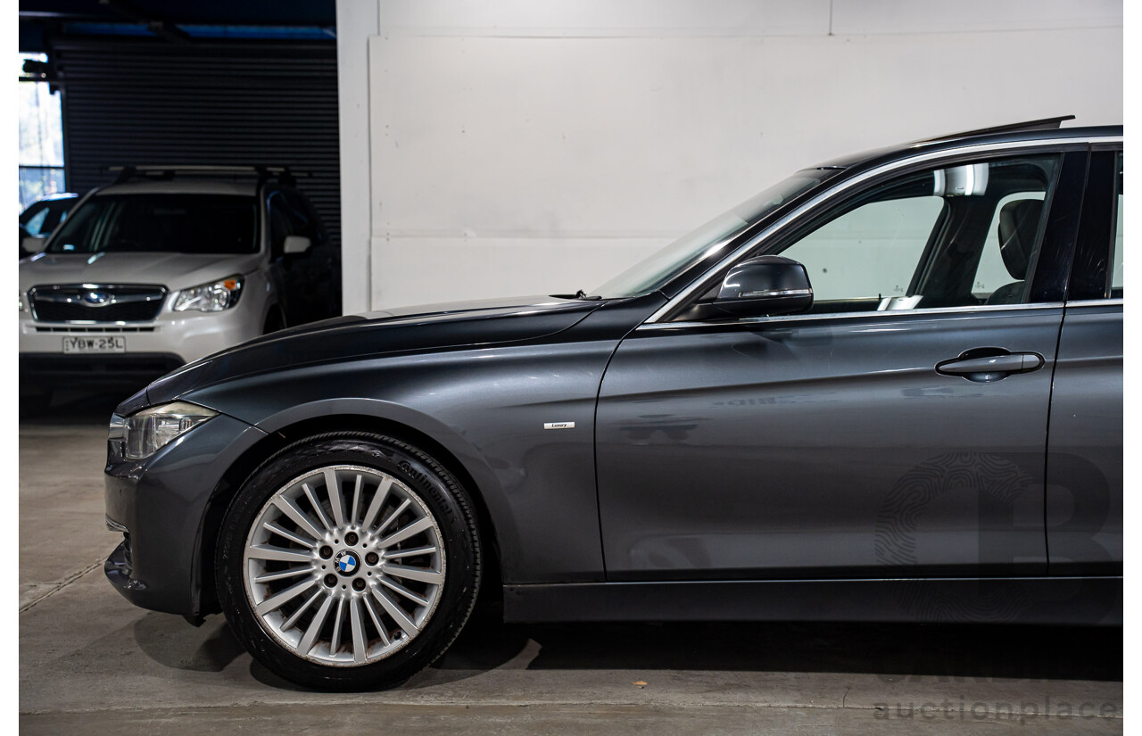 7/2012 BMW 328i Luxury Line F30 4d Sedan Mineral Grey Metallic Turbo 2.0L