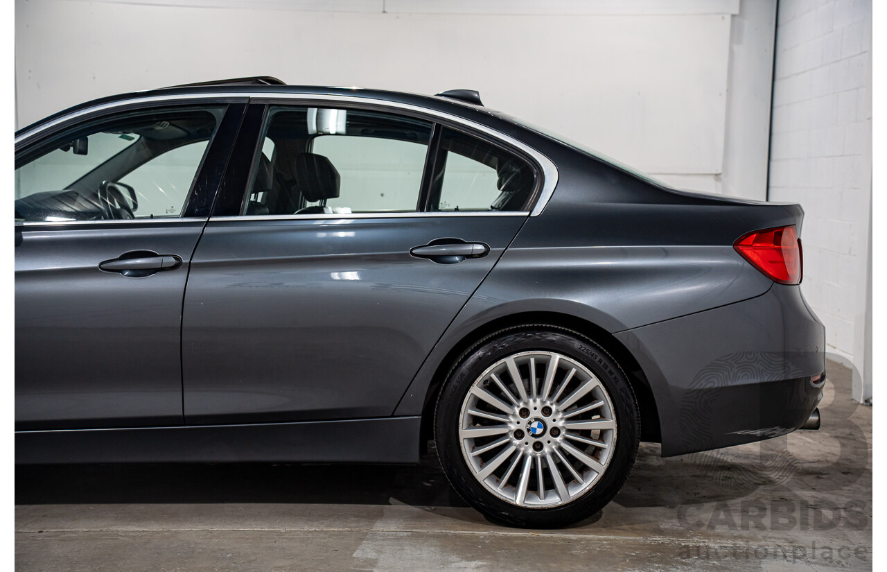 7/2012 BMW 328i Luxury Line F30 4d Sedan Mineral Grey Metallic Turbo 2.0L