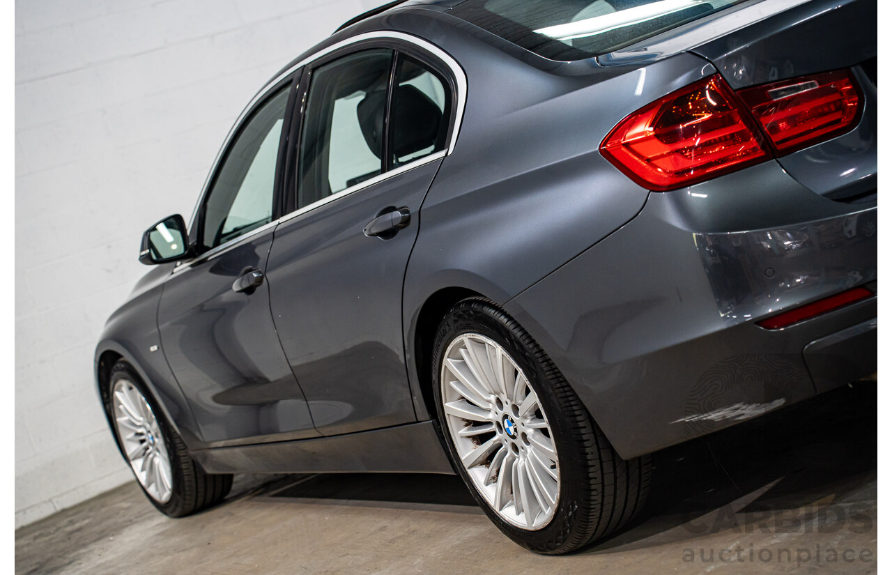 7/2012 BMW 328i Luxury Line F30 4d Sedan Mineral Grey Metallic Turbo 2.0L