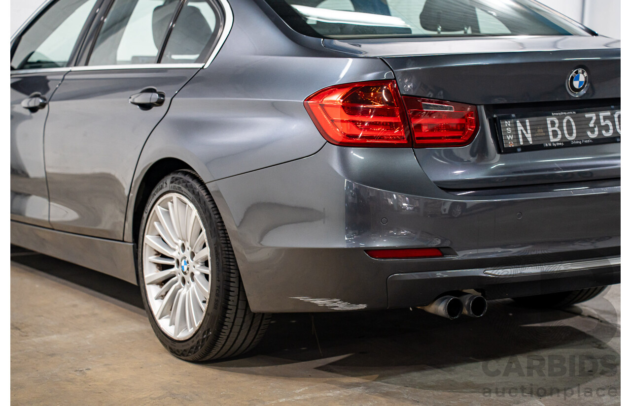 7/2012 BMW 328i Luxury Line F30 4d Sedan Mineral Grey Metallic Turbo 2.0L