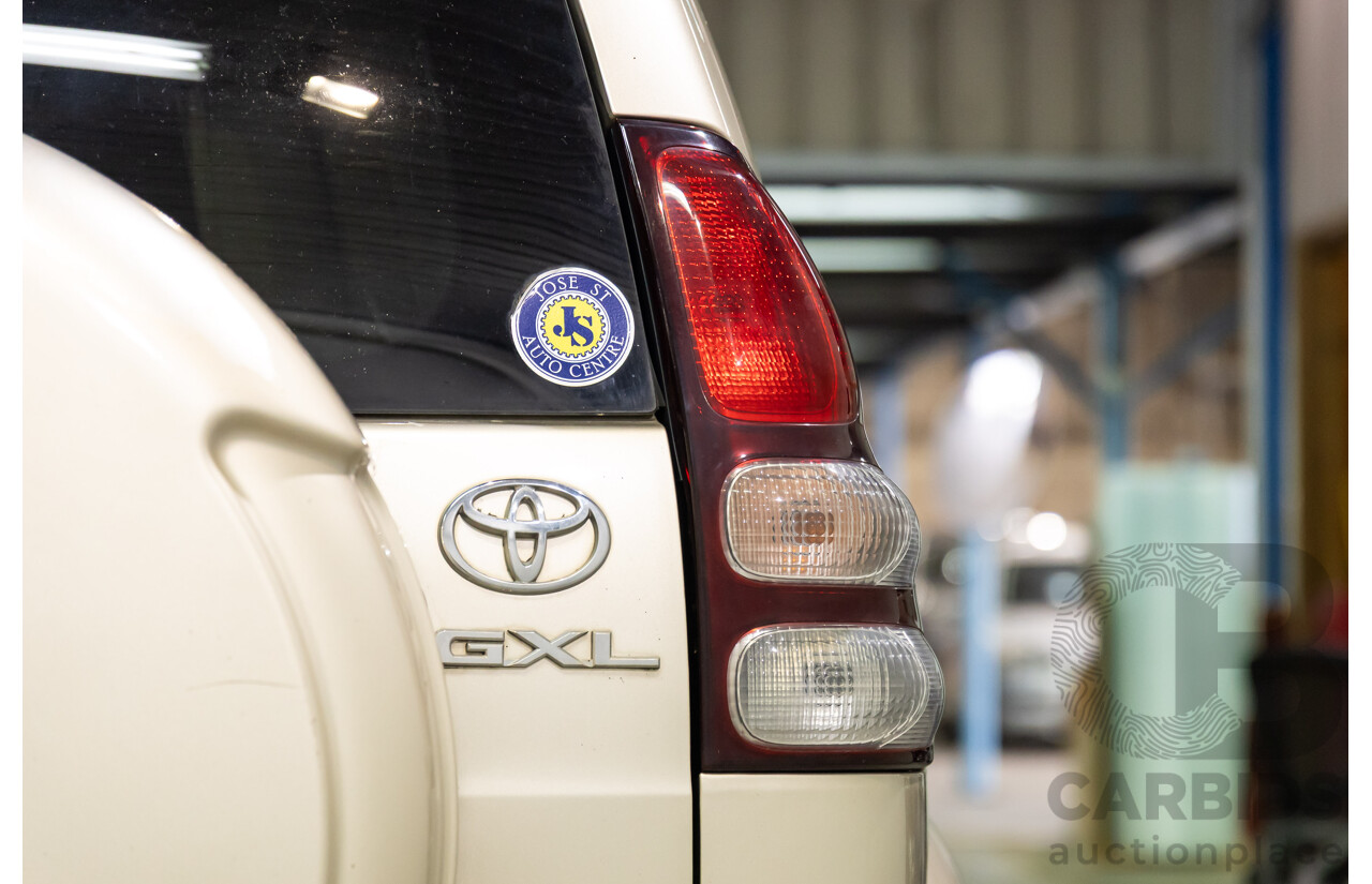 4/2008 Toyota Landcruiser Prado GXL (4x4) KDJ120R 07 UPGRADE 4d Wagon Savannah Metallic Turbo Diesel 3.0L