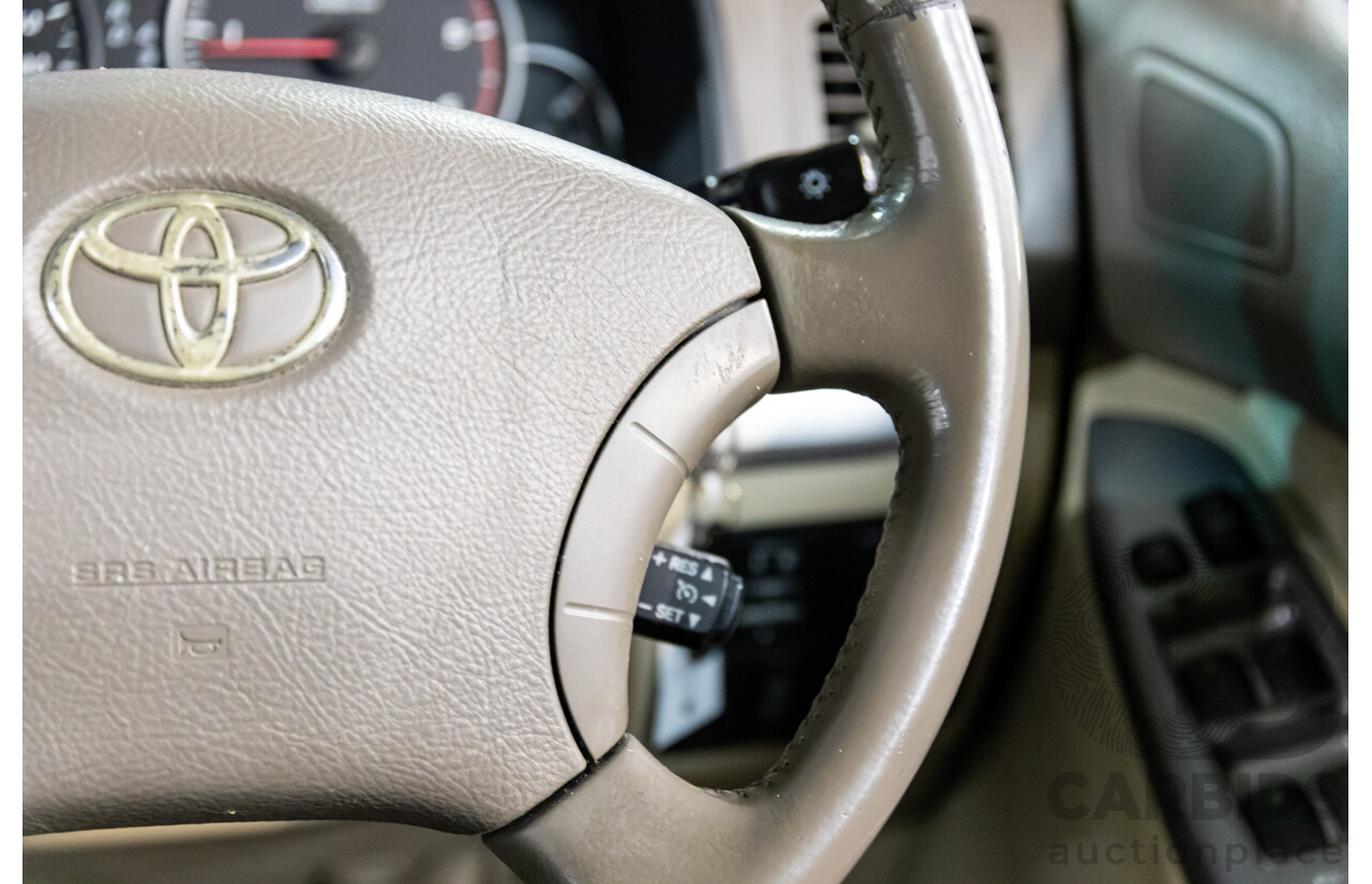 4/2008 Toyota Landcruiser Prado GXL (4x4) KDJ120R 07 UPGRADE 4d Wagon Savannah Metallic Turbo Diesel 3.0L